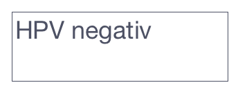 HPV negativ
